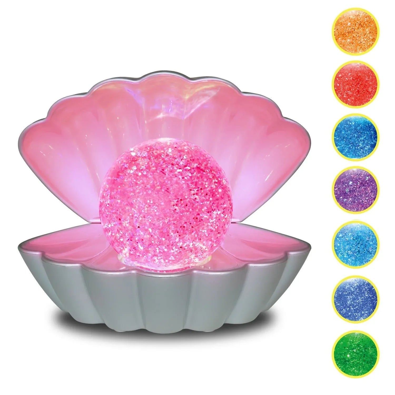 Veilleuse décorative en forme de coquillage avec lumière d'ambiance néon, petite lampe de chevet.