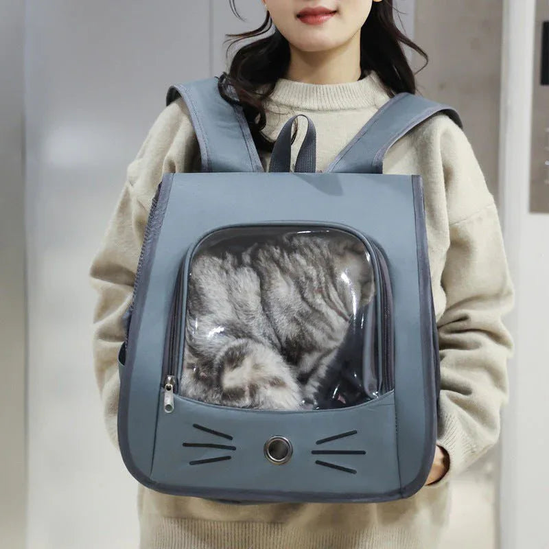 Outdoor Komfortabler Tragerucksack für Haustiere (Katzen und Hunde)