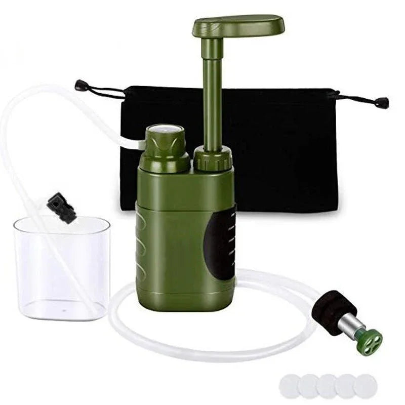 Tragbarer Outdoor-Camping-Wasserfilter für den persönlichen Gebrauch