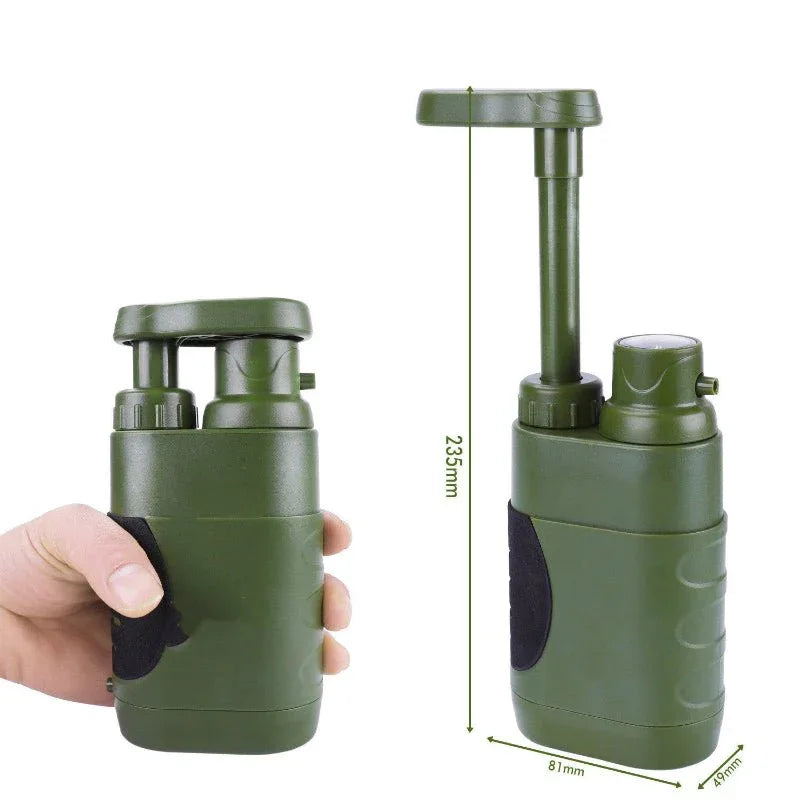 Tragbarer Outdoor-Camping-Wasserfilter für den persönlichen Gebrauch
