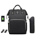 Oxford-Stoff-Wickeltasche mit USB-Ladeanschluss