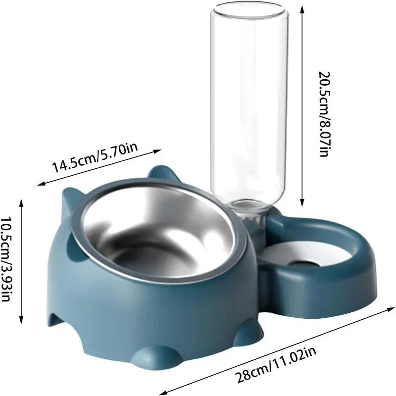 Gamme double gamelle pour chat ou chien