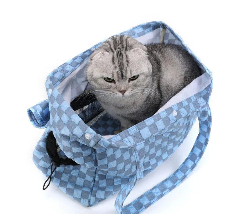 Sac de transport respirant et portable pour animaux de compagnie (chat/chien)