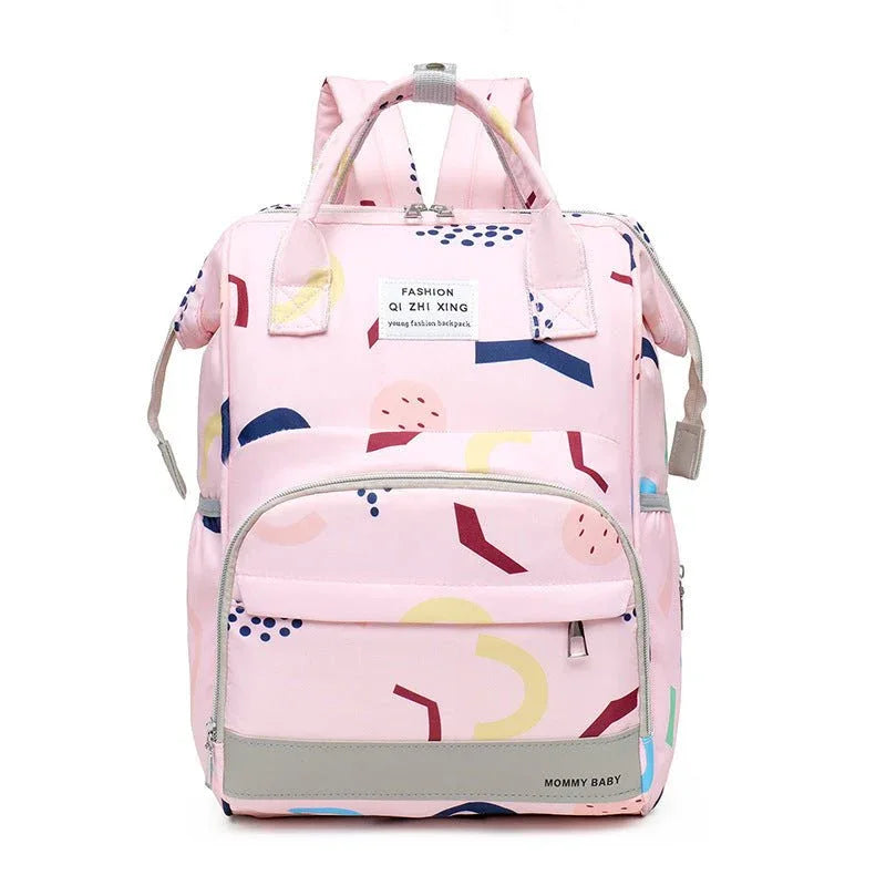 Tragbare Wickeltasche mit mehreren Fächern
