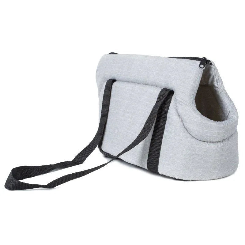 Sac de transport portable pour chien ou chat avec coussin amovible au fond