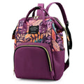 Bedruckter Mama-Rucksack als Wickeltasche