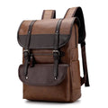 PU-Leder Wasserdichter Studenten-Computerrucksack