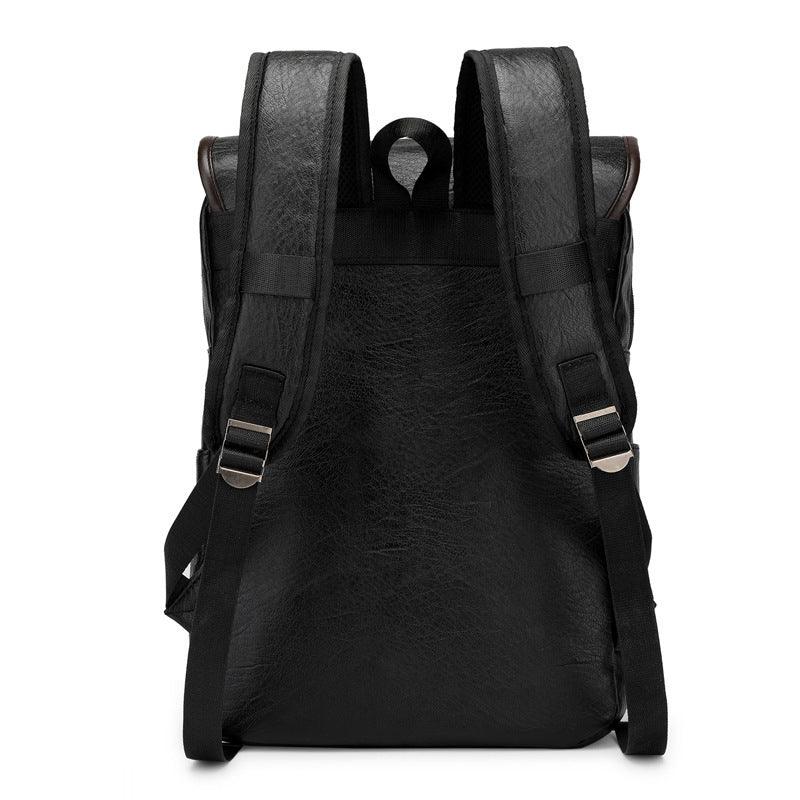 PU-Leder Wasserdichter Studenten-Computerrucksack