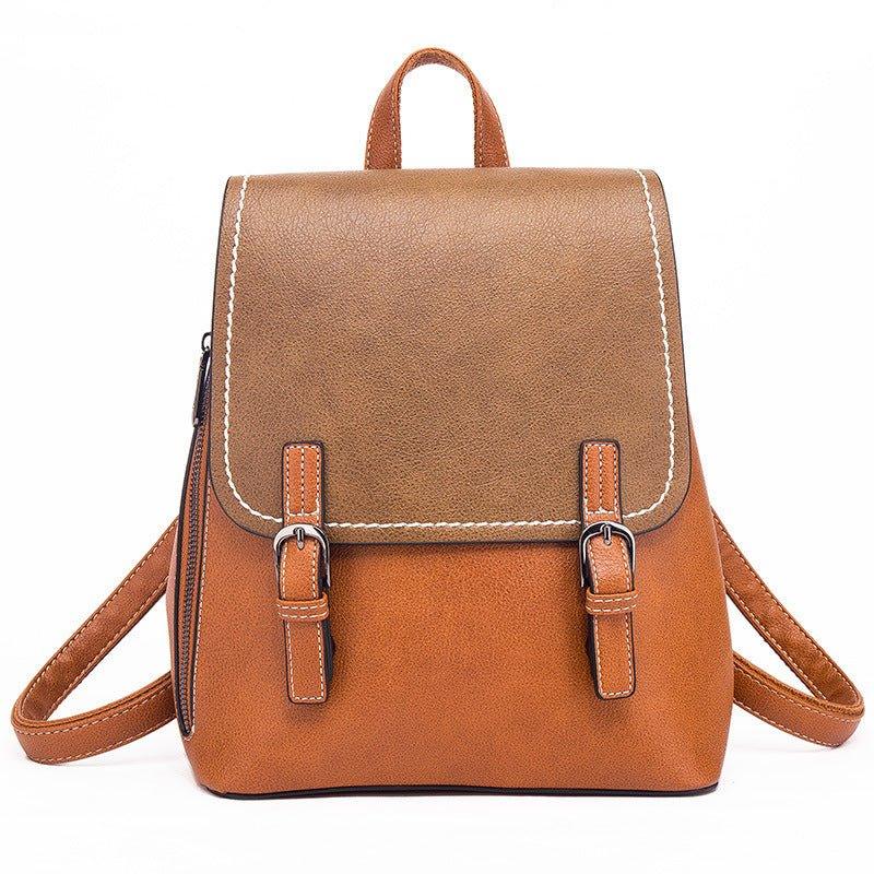 Retro Unisex Rucksack mit Kontrastfarben
