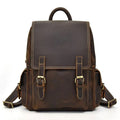 Retro wasserdichter Lederrucksack für Herren