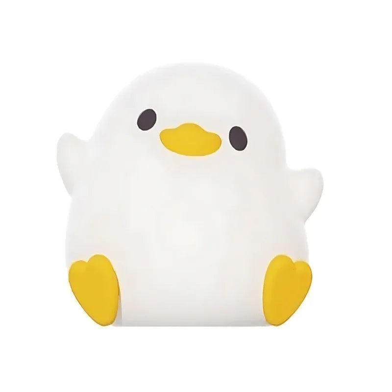 Veilleuse en silicone Mouette Lampe apaisante en forme d'animal pour enfants bébés adultes