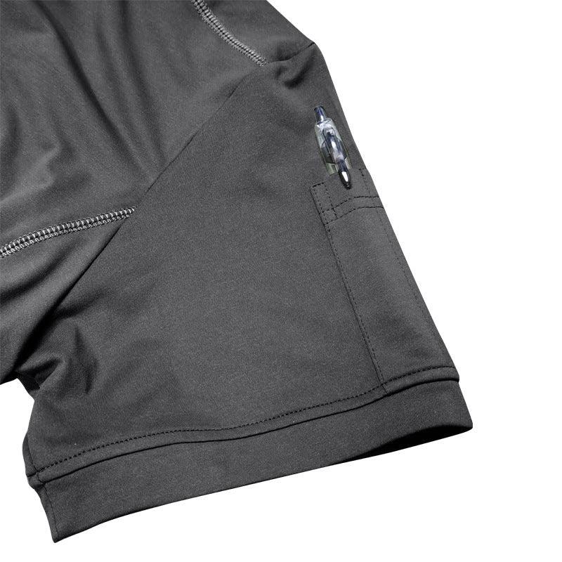 Kurzärmliges, schnell trocknendes Poloshirt