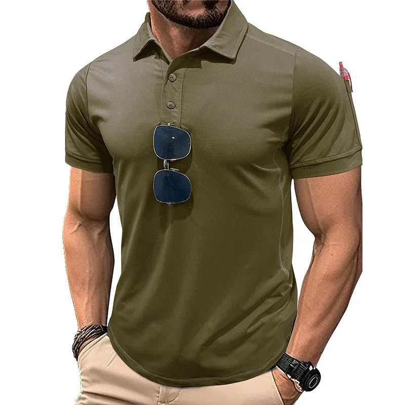 Kurzärmliges, schnell trocknendes Poloshirt