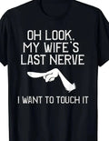 T-shirt drôle pour homme à manches courtes et col rond imprimé