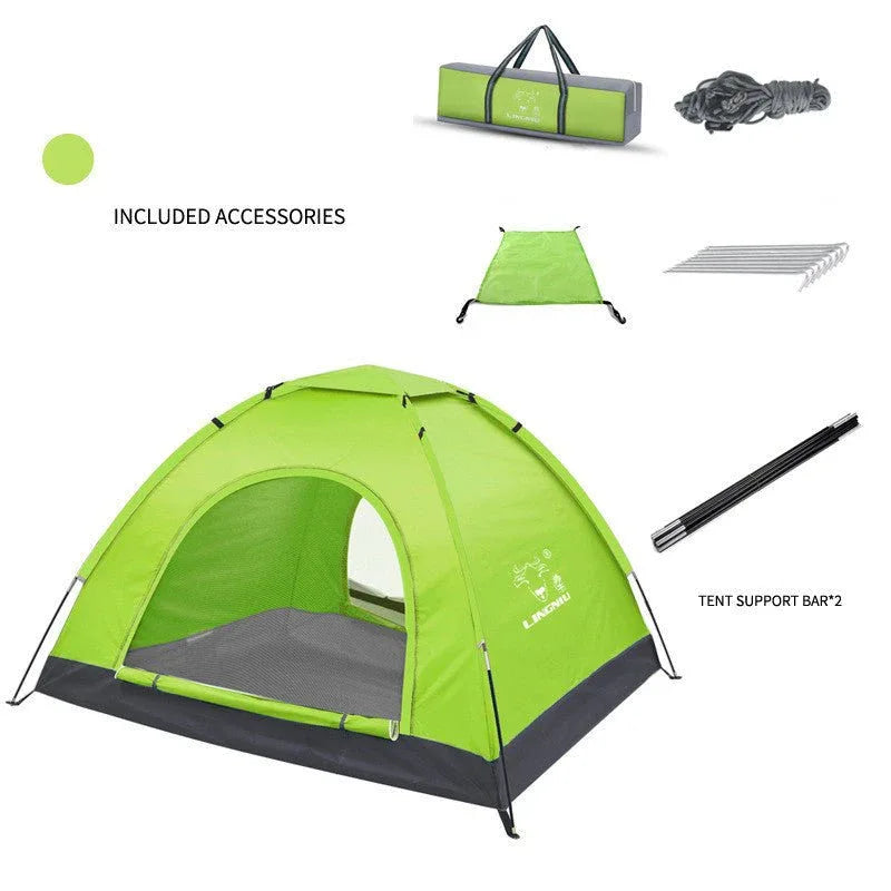 Tente de camping extérieure monocouche