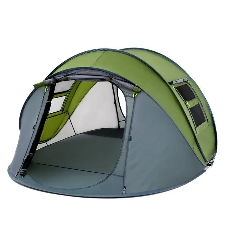 Tente de camping extérieure monocouche, imperméable, à ouverture rapide
