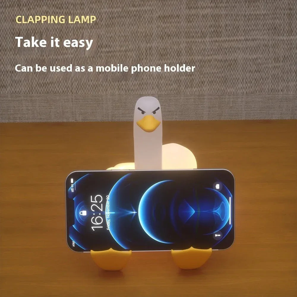 Lampe de chevet Sitting Duck rechargeable à intensité variable