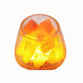 Petite lampe de chevet en cristal de sel rose de l'Himalaya