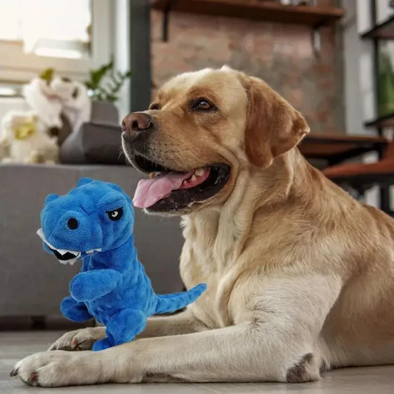 Quietschende, grunzende, langlebige Dinosaurier-Hundewelpen-Kauspielzeuge für das Training