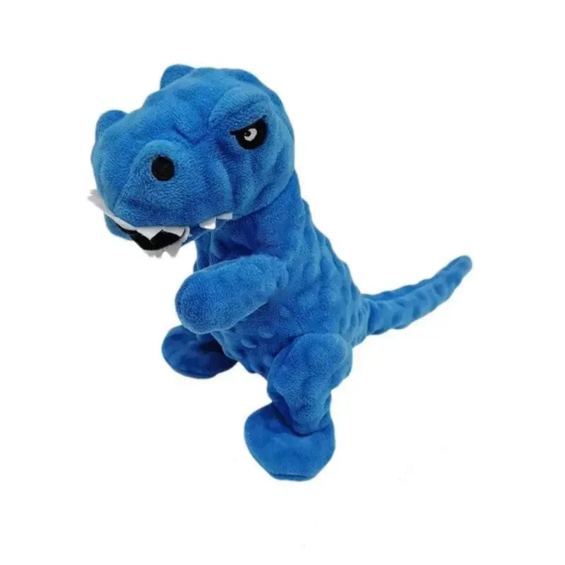 Quietschende, grunzende, langlebige Dinosaurier-Hundewelpen-Kauspielzeuge für das Training