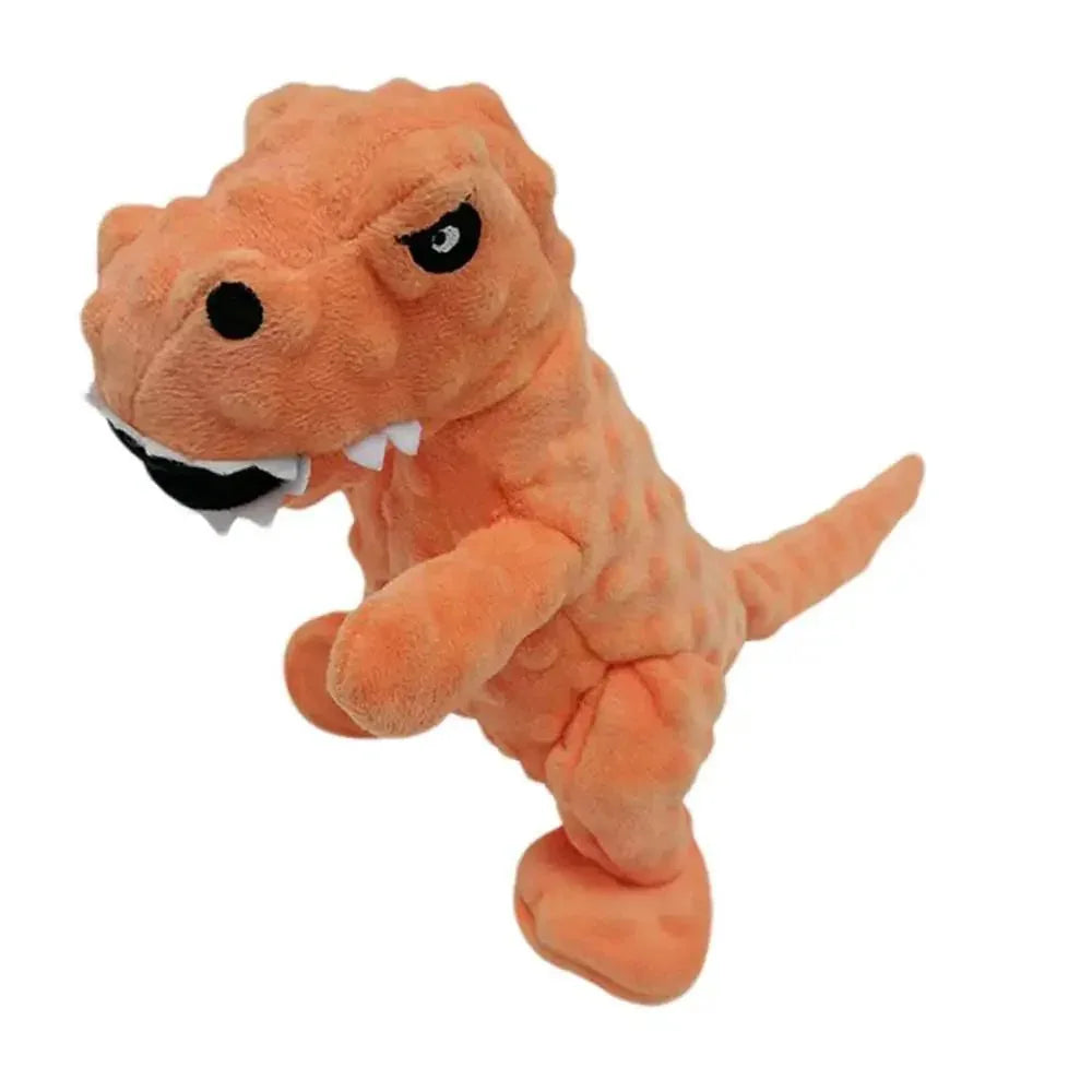Quietschende, grunzende, langlebige Dinosaurier-Hundewelpen-Kauspielzeuge für das Training
