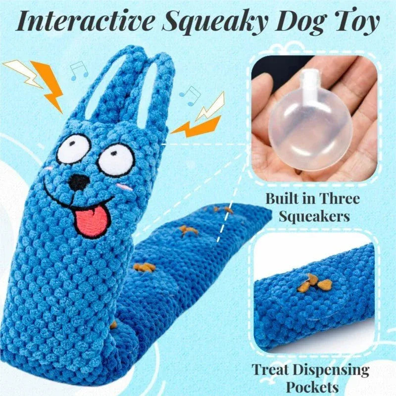 Jouet couineur interactif pour chiot, résistant aux morsures, doux et confortable