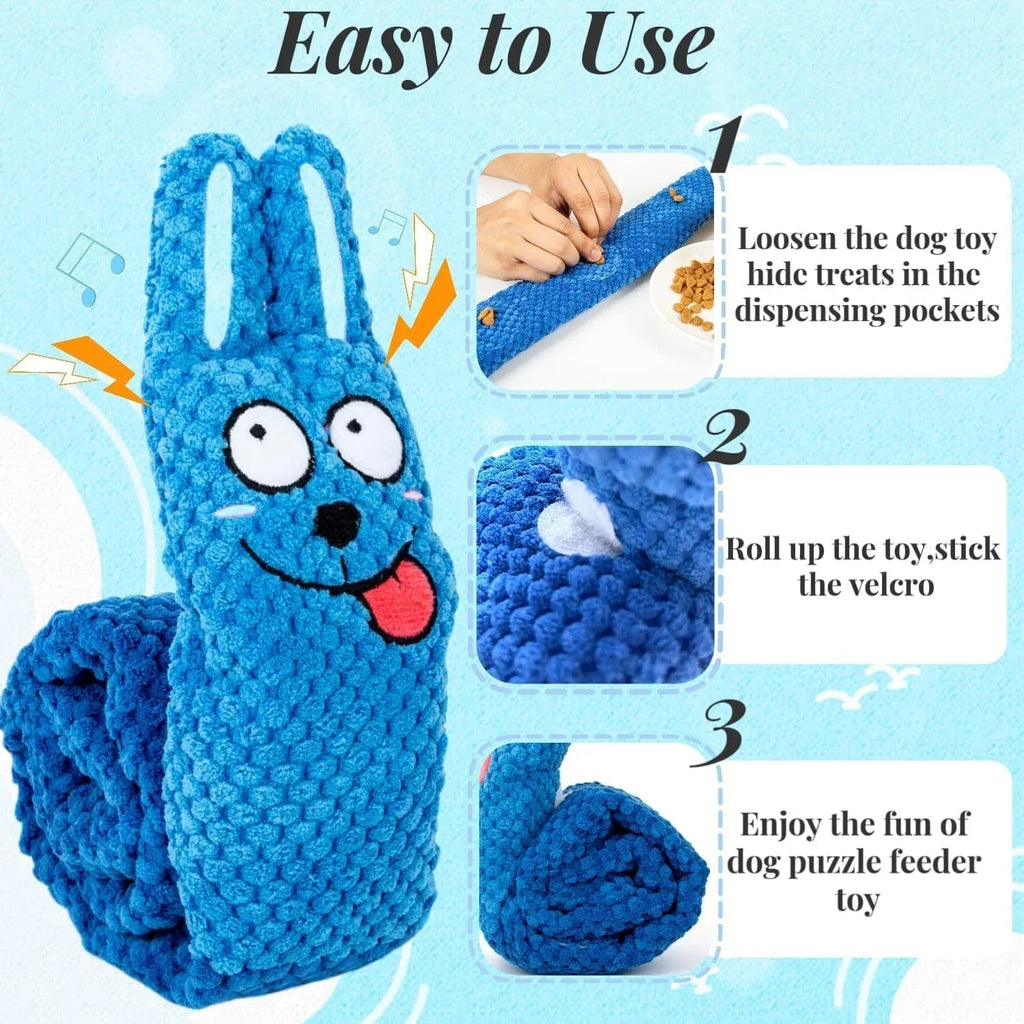 Jouet couineur interactif pour chiot, résistant aux morsures, doux et confortable