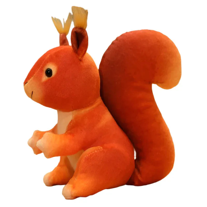 Jouets en peluche de dessins animés écureuils