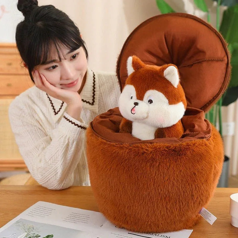 Peluche Écureuil avec Gland