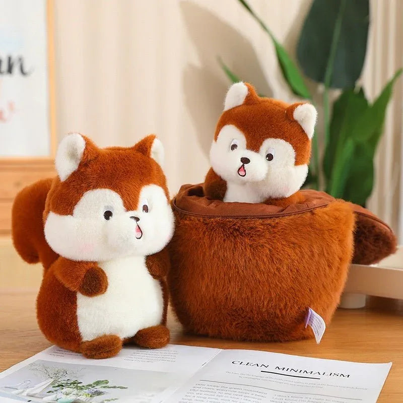 Peluche Écureuil avec Gland