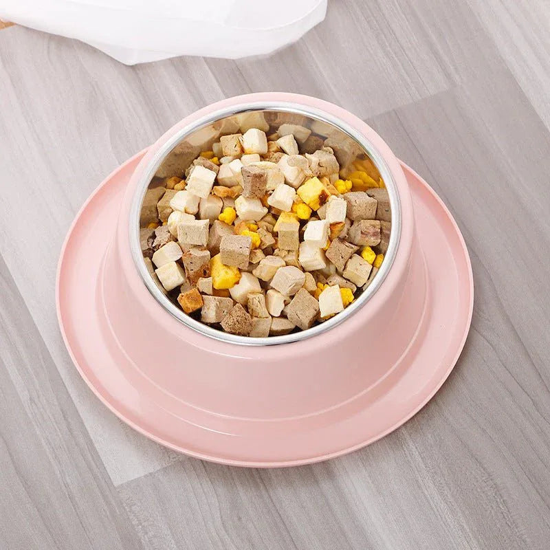 Gamelle pour chat en acier inoxydable