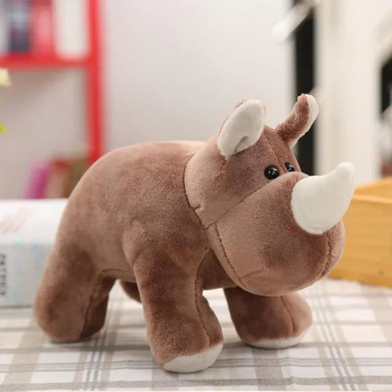 Peluche de rhinocéros douce en peluche