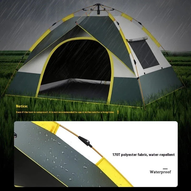 Tentes de camping extérieures robustes vert foncé