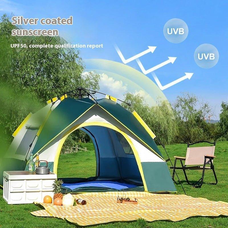 Tentes de camping extérieures robustes vert foncé