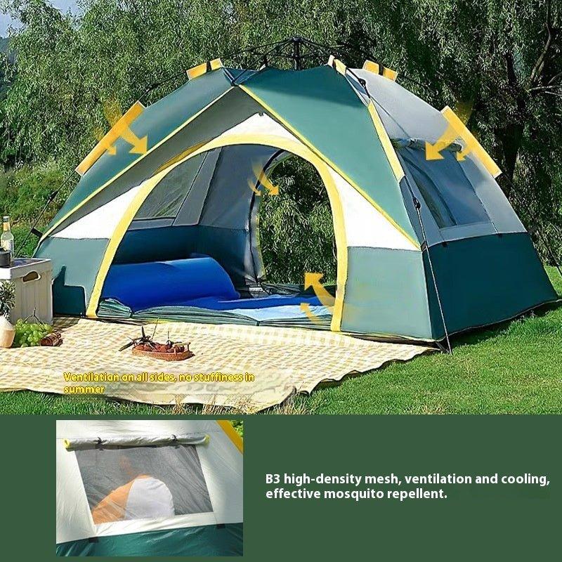 Tentes de camping extérieures robustes vert foncé