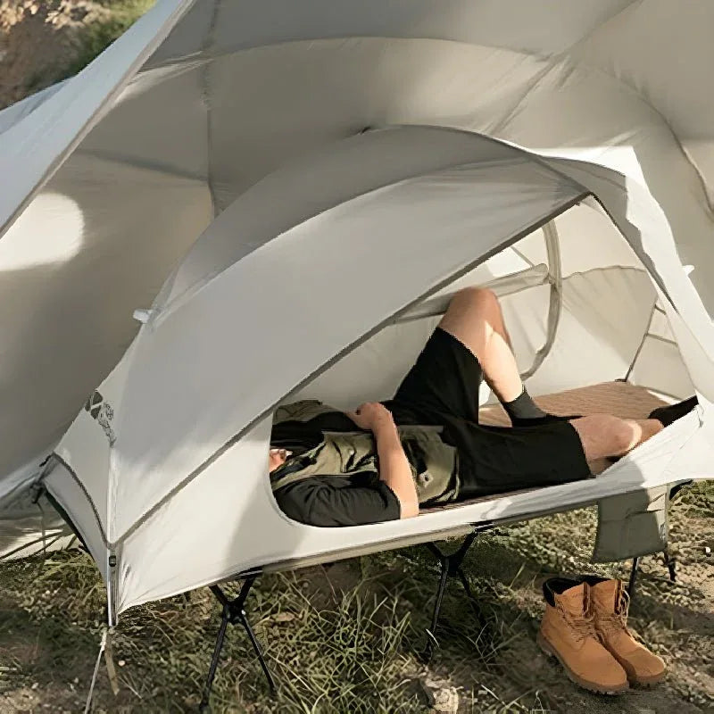 Tente de camping individuelle ultra-légère, pliable, imperméable et coupe-vent