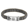 Unisex 925er Silber Drehperlenarmband