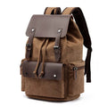 Unisex Casual Business Laptop Bag With Buckle Drawstring Backpack