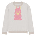 Knitted crew neck sweater