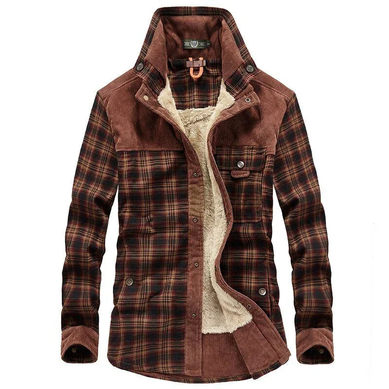 Veste d'hiver décontractée en polaire chaude pour homme