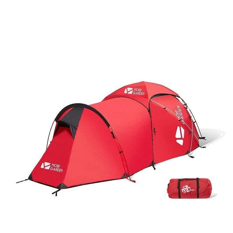 Tente de camping d'hiver chaude et robuste
