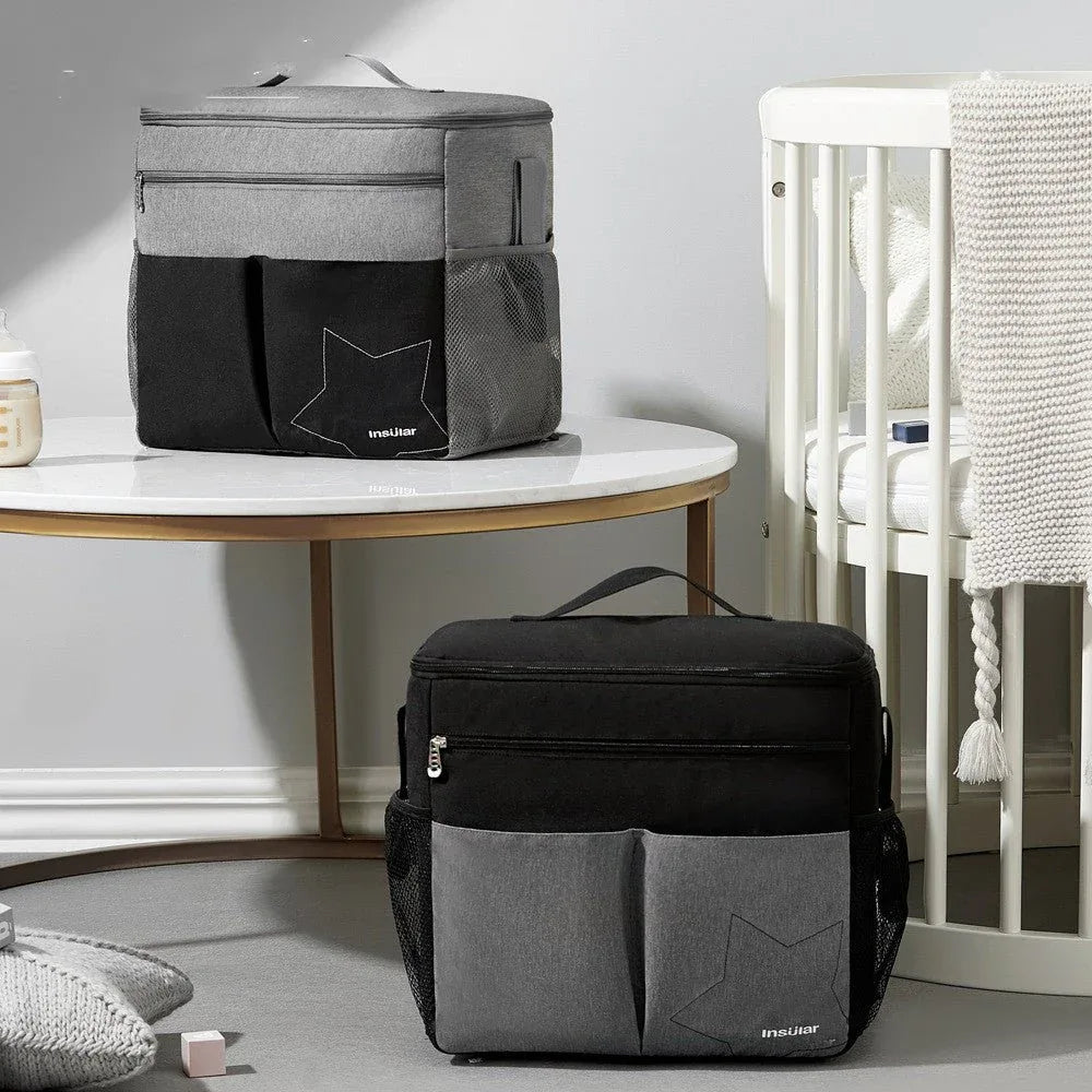 Sac à dos imperméable grande capacité portable pour maman et bébé, sac à langer pour sortie