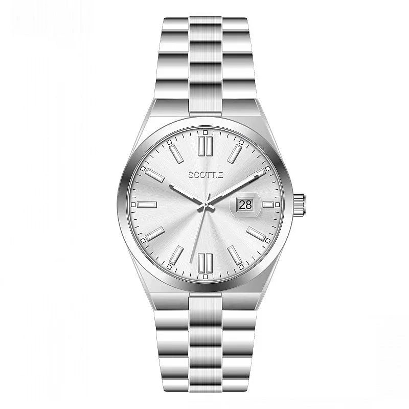 Montre à quartz étanche en acier pour femmes