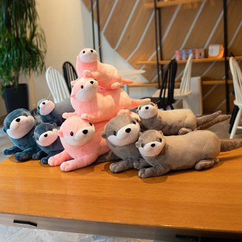 Loutre en peluche jouet en peluche sauvage
