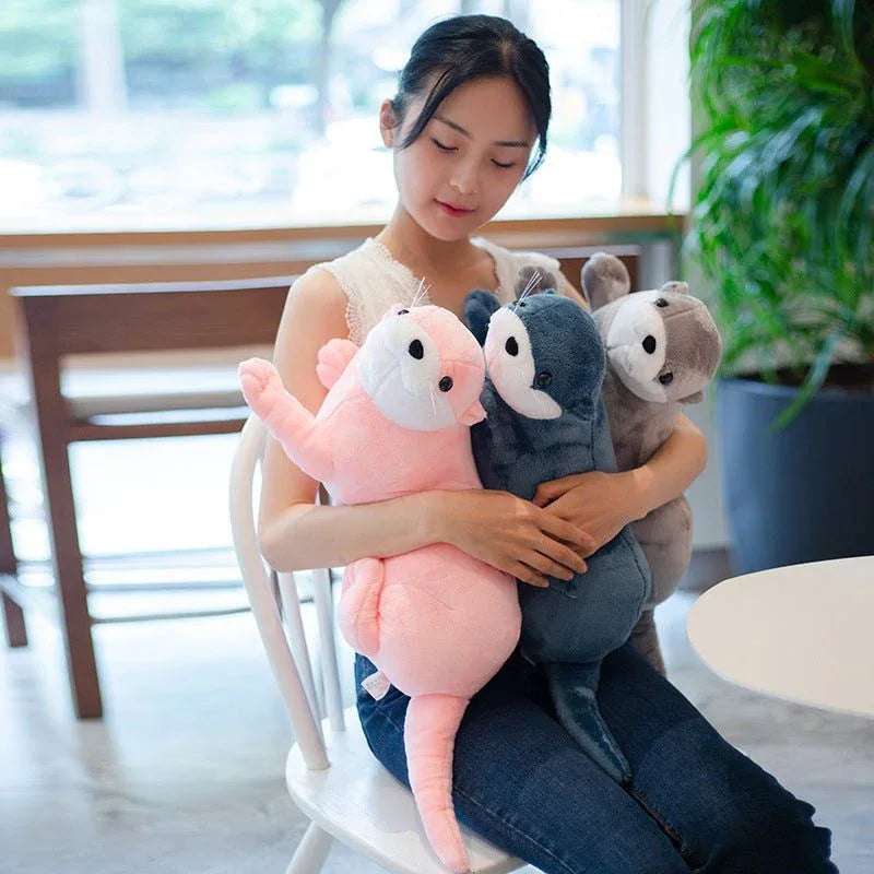 Loutre en peluche jouet en peluche sauvage