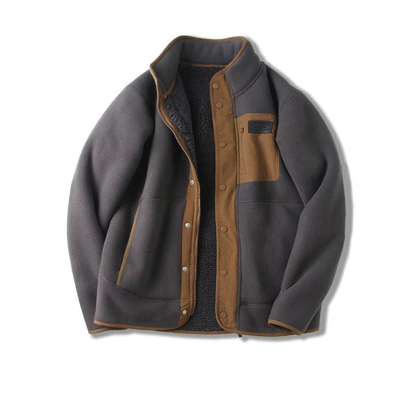 Veste Polaire Épaisse Homme Automne Hiver