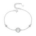Damen Armband Sterling Silber 925 Lebensbaum mit Zirkonia