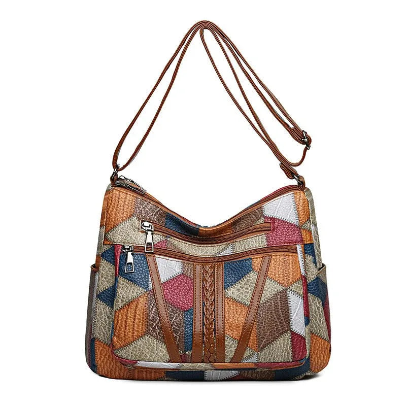 Sac à bandoulière multi-poches grande capacité pour femme, idéal pour le travail, les trajets quotidiens et les voyages