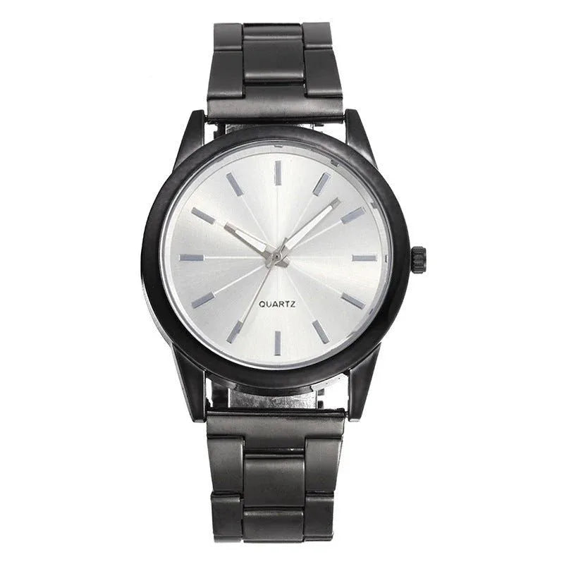 Montre à mouvement à quartz en acier inoxydable pour femmes