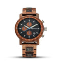Montre de sport en bois pour homme